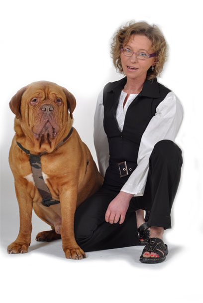 Denise Stoetzer met hond